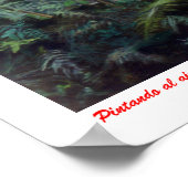 Pintando al aire libre (Autorretrato) Poster (Hoek)