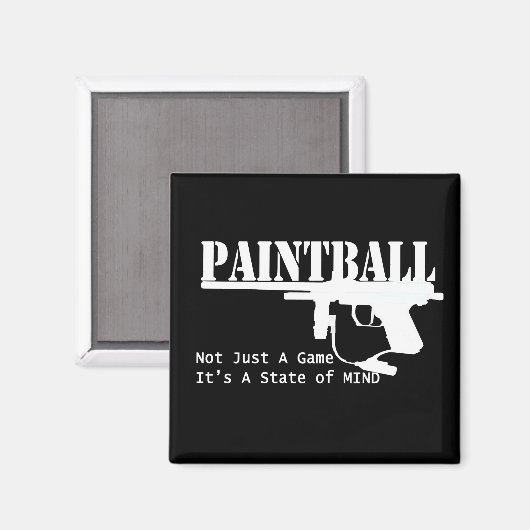 Pintball State of Mind Magneet (Voorkant / Achterkant)