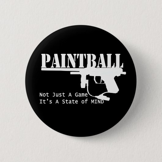 Pintball State of Mind Ronde Button 5,7 Cm (Voorkant)