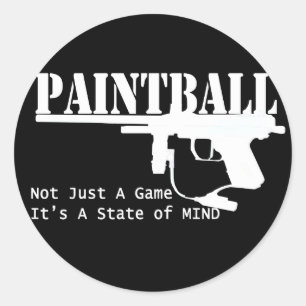 Pintball State of Mind Ronde Sticker