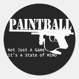 Pintball State of Mind Ronde Sticker