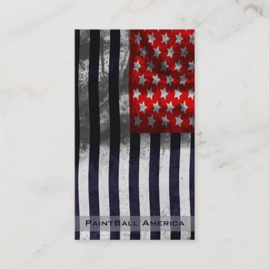 Pintball StellaRoot Fireworks Grunge Visitekaartje (Voorkant)