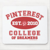 Pinterest College of Dreamweaver Muismat (Voorkant)