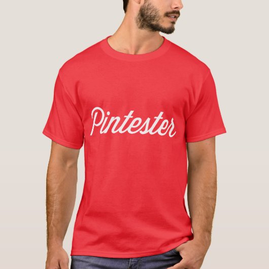 Pintester Logo Mannen T-shirt (Voorkant)