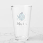 Pintglas - Je m'en fish Glas (Achterkant)