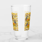 Pintglas Uil en Herfstpompoenen Glas (Rechts)
