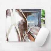 Pinto Amish Buggy Horse Muismat (Met muis)
