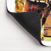 Pinto Amish Horse 8-bits Art Muismat (Hoek)