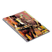 Pinto Amish Horse 8-bits Art Notitieboek (Rechterzijde)