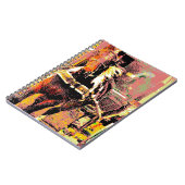 Pinto Amish Horse 8-bits Art Notitieboek (Linkerzijde)