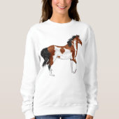 Pinto Arabisch paard Trui (Voorkant)