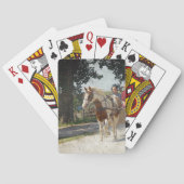 Pinto en kinderen in buggy pokerkaarten (Achterkant)