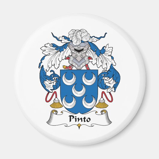 Pinto Family Crest Magneet (Voorkant)