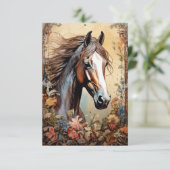 Pinto Horse Bedankkaart (Staand voorkant)