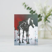 Pinto Horse Briefkaart (Staand voorkant)