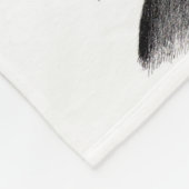 Pinto Horse en Santa Claus Fleece Deken (Hoek)