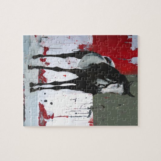 Pinto Horse Legpuzzel (Horizontaal)