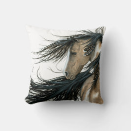 Pinto Horse van BiHrLe Pillow Kussen