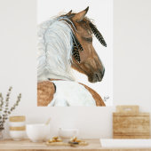 Pinto Horse van het Poster BiHrle (Keuken)