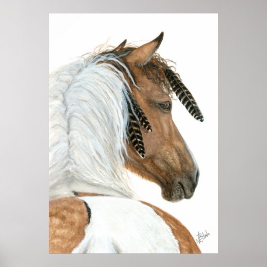 Pinto Horse van het Poster BiHrle (Voorkant)
