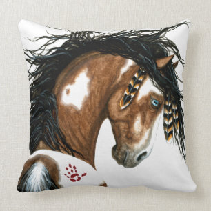 Pinto Horse Westerne Pillow Kussen