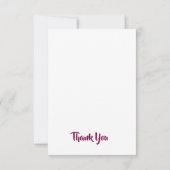 Pinto paard en bloemen bedankkaart (Achterkant)