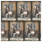 Pinto Paard op de vlucht Stof (Swatch)