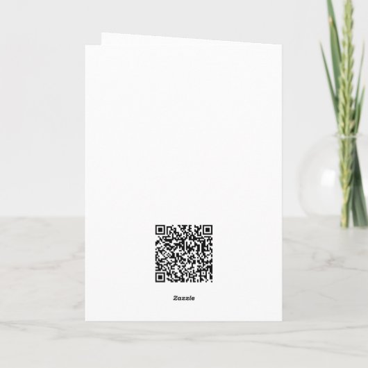 Pinto paardenveulen en wilde bloemen Gefeliciteerd Kaart (Achterkant)