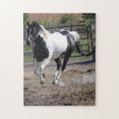 Pinto Paint Horse Legpuzzel (Verticaal)