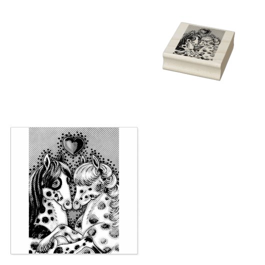 PINTO PASSION PONY'S, RUBBER STEMPEL (Gestempeld)