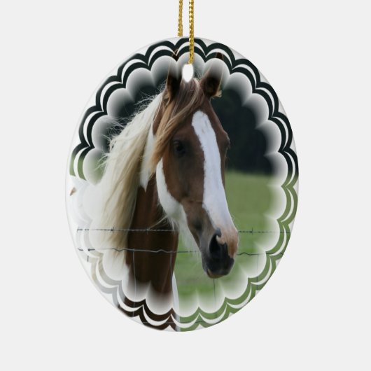 Pinto Pony Ornament (Rechts)