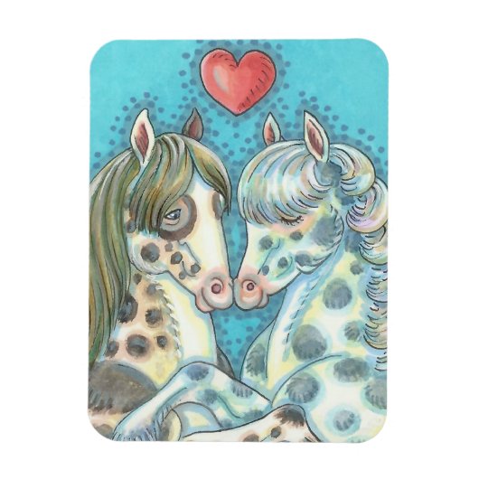 Pinto Pony Passion HORSE MAGNET *Customize Magneet (Verticaal)