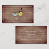 Pintos + Cornbrood Zuidelijke Restaurant Chef Visitekaartje (Voorkant / Achterkant)