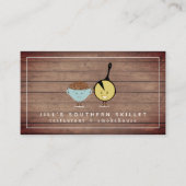 Pintos + Cornbrood Zuidelijke Restaurant Chef Visitekaartje (Voorkant)