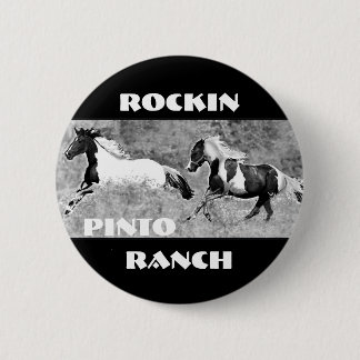 Pintos Galloping,  Ronde Button 5,7 Cm