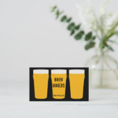 Pints Bier 2 | Traditioneel Visitekaartje (Staand voorkant)