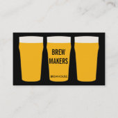 Pints Bier 2 | Traditioneel Visitekaartje (Voorkant)