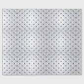 Pintuck ziet er wit en goudelegant uit cadeaupapier (Vlak)