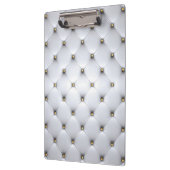 Pintuck ziet er wit en goudelegant uit klembord (Links)