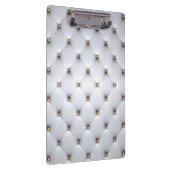 Pintuck ziet er wit en goudelegant uit klembord (Rechts)