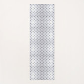 Pintuck ziet er wit en goudelegant uit yogamat (Voorkant)