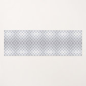 Pintuck ziet er wit en goudelegant uit yogamat (Voorkant (horizontaal))