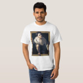 Pintura "Escapando de la crítica" Trampantojo Art T-shirt (Voorkant volledig)