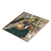 Pinturicchio Renaissance Angel Art Tegel of Trivet Tegeltje (Zijkant)