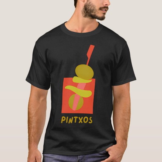 Pintxos - San Sabastian Spain T-shirt (Voorkant)