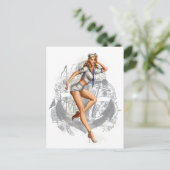 pinup 2 briefkaart (Staand voorkant)