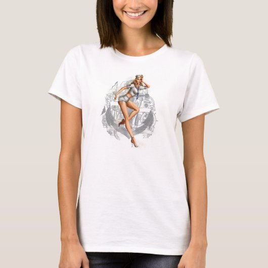 Pinup 2 t-shirt (Voorkant)