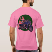 Pinup 50's - blauw t-shirt (Achterkant)