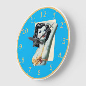 Pinup Art Wall Clock Grote Klok (Hoek)