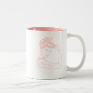 Pinup Coffee Cup Tweekleurige Koffiemok